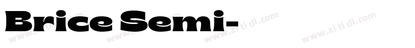 Brice Semi字体转换